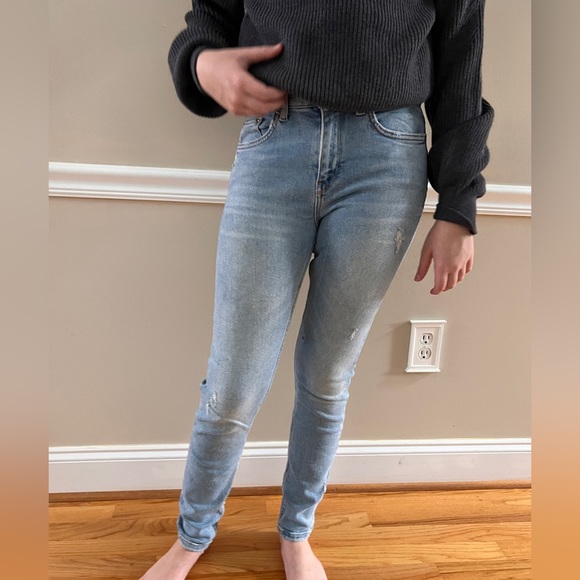 Used zara skinny jeans size 4 - Picture 5 of 10